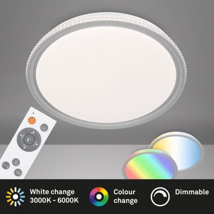 Brilo - LED RGB stmievateľné stropné svietidlo LED/40W/230V 3000-6500K + diaľkové ovládanie
