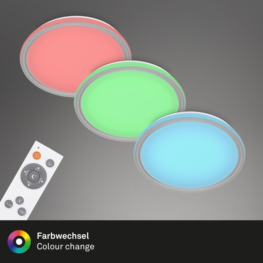 Brilo - LED RGB stmievateľné stropné svietidlo LED/40W/230V 3000-6500K + diaľkové ovládanie