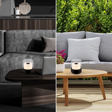 Brilo - Stmievateľná LED vonkajšia nabíjateľná stolná lampa LILET LED/2W/5V IP44