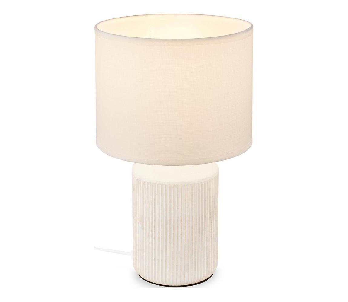 Brilo - Stolná lampa INO 1xE14/10W/230V biela 7539016