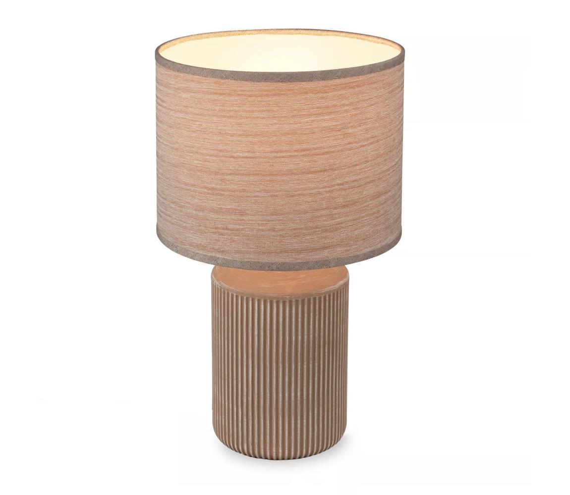 Brilo - Stolná lampa INO 1xE14/10W/230V hnedá 7539011