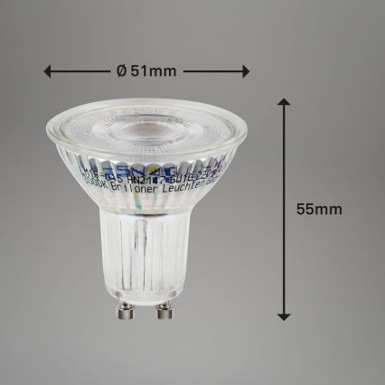 Briloner 0548-003 - SADA 10x LED Žiarovka GU10/3,5W/230V 3000K