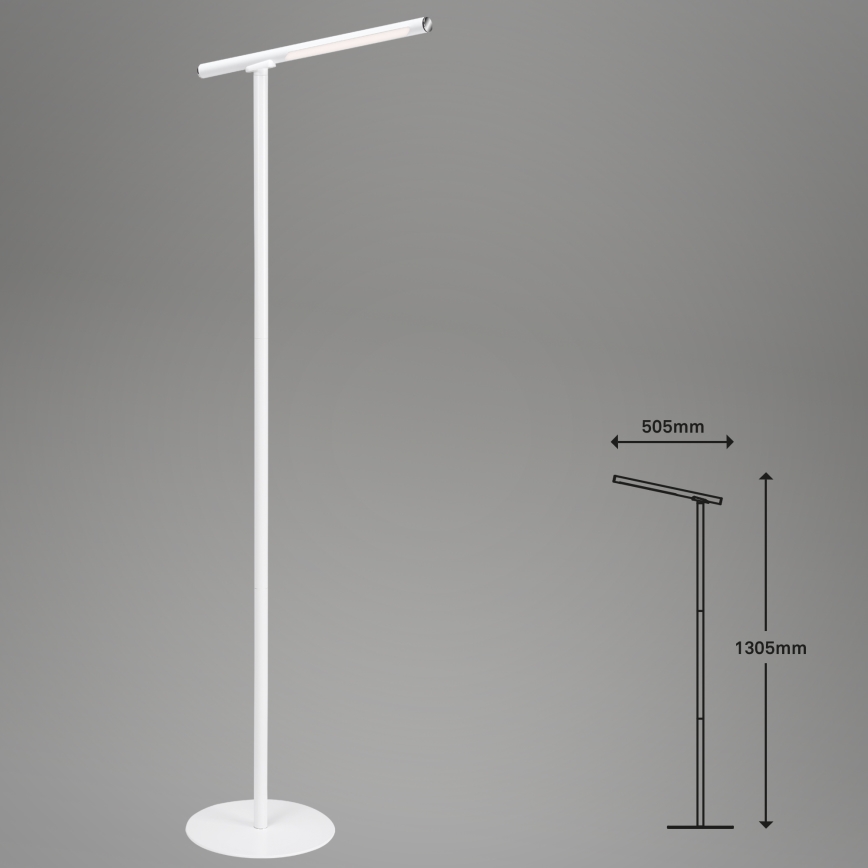 Briloner 1384-016 - LED Stmievateľná dotyková stojacia lampa 2v1 EVERYWHERE LED/2,3W/5V 2000 mAh
