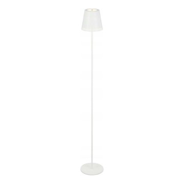 Briloner 1438016 - LED Stmievateľná dotyková stojacia lampa 3v1 LED/3,5W/5V IP44 3000K 38-130 cm biela