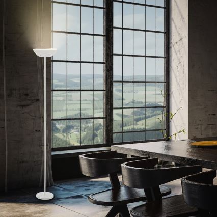 Briloner 1500016 - LED stmievateľná stojacia lampa ESTATE LED/8W/5V 4000 mAh biela