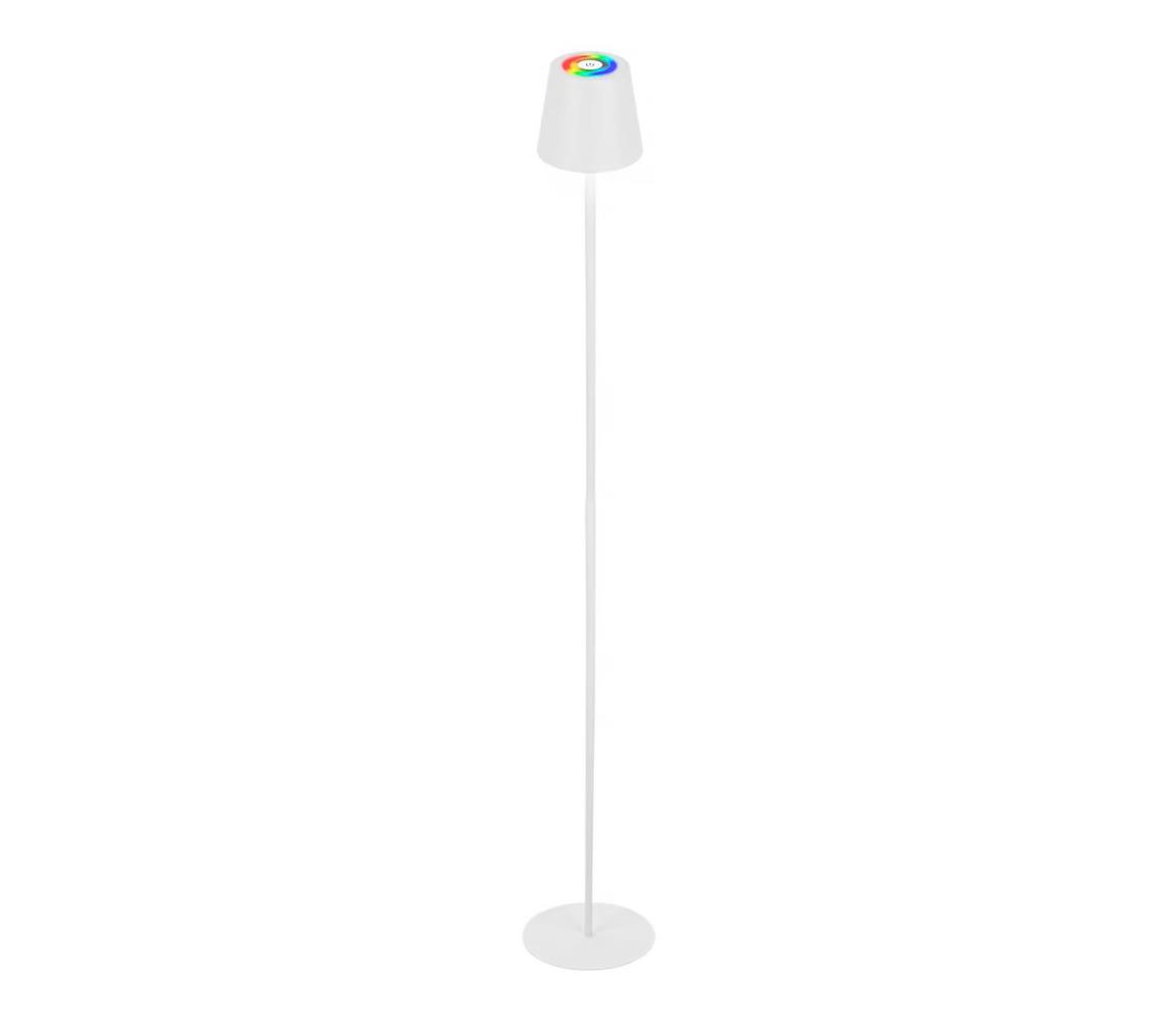 Briloner 1507016 - LED stmievateľná stojacia lampa KIKI 4,3W/5V IP44 2600 mAh biela 1507016