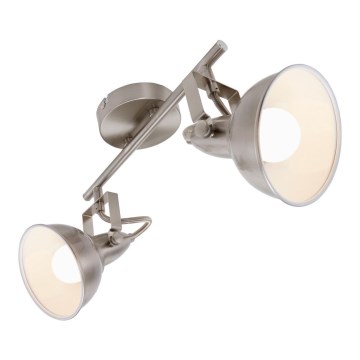 Briloner 2049-022 - Bodové svietidlo SOFT 2xE14/40W/230V matný chróm