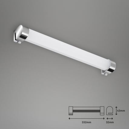 Briloner 2059-018 - LED Kúpeľňové osvetlenie zrkadla SPLASH LED/8W/230V IP44