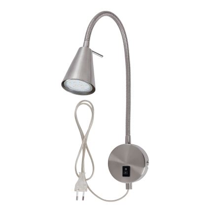 Briloner 2082-012 - LED flexibilné nástenné svietidlo COMFORT LIGHT 1xGU10/5W/230V matný chróm