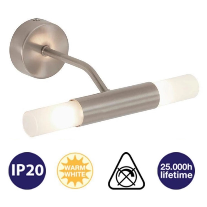 Briloner 2096-022 - LED Nástenné svietidlo 2xG9/2,25W/230V