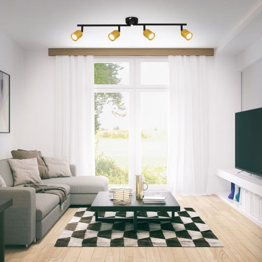 Briloner 2145-047 - Bodové svietidlo 4xGU10/9W/230V