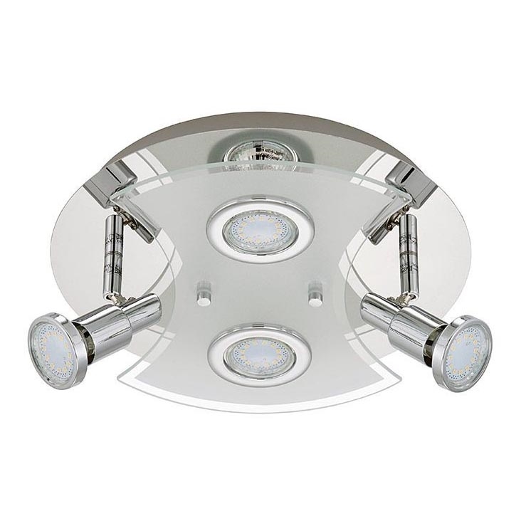 Briloner 2159-048LM - LED Bodové svietidlo SPLASH 4xGU10/3W/230V