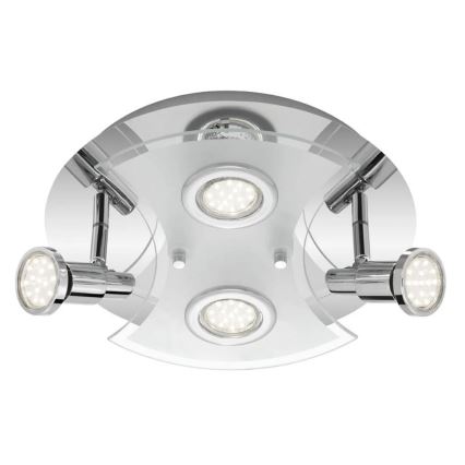 Briloner 2159-048LM - LED Bodové svietidlo SPLASH 4xGU10/3W/230V