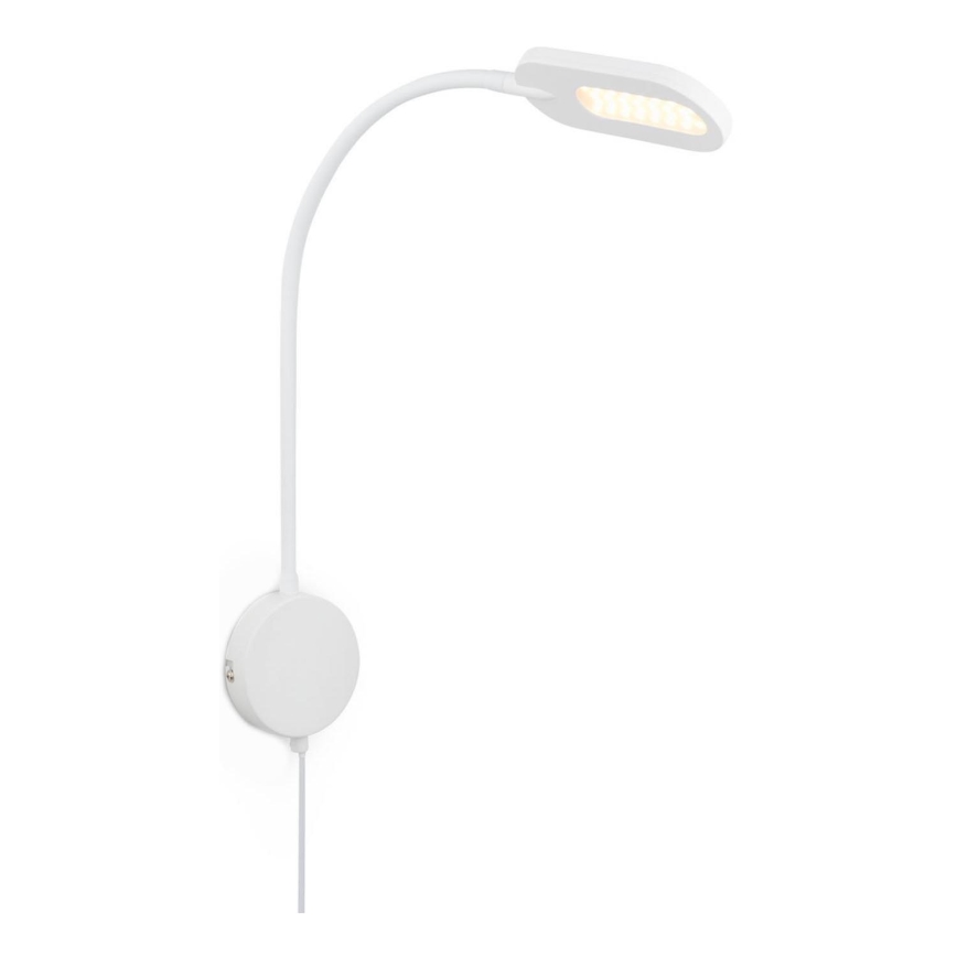 Briloner 2177016 - LED Stmievateľná flexibilná nástenná lampa LED/6W/230V biela