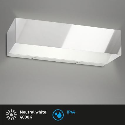 Briloner 2204-018 - LED Vonkajšie nástenné svietidlo LED/8W/230V IP44 lesklý chróm