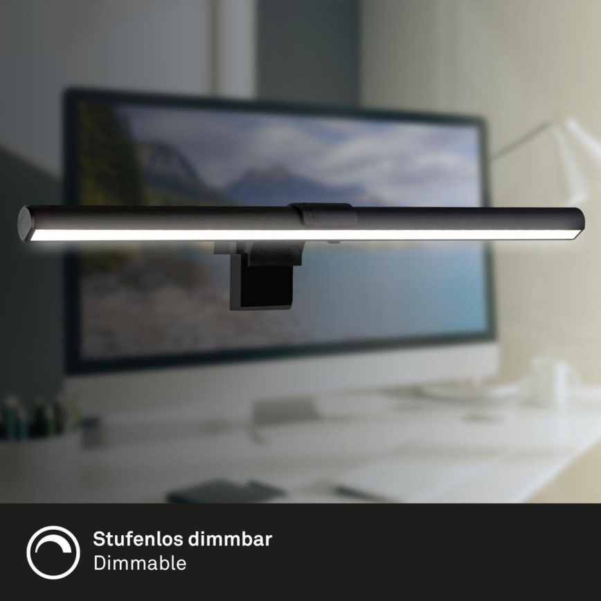 Briloner 2303-015 - LED Stmievateľné osvetlenie monitora LED/3,5W/230V 2700/4000/6500K