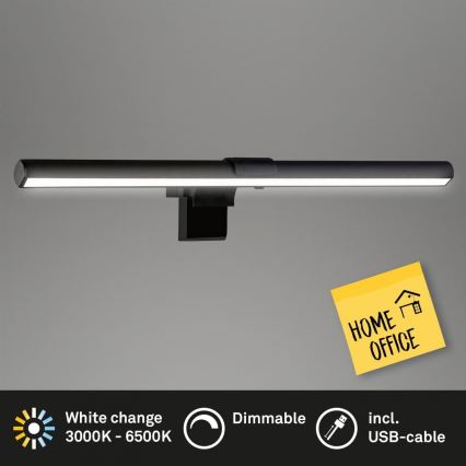 Briloner 2303-015 - LED Stmievateľné osvetlenie monitora LED/3,5W/230V 2700/4000/6500K