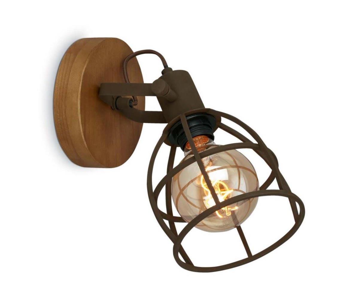 Briloner 2670-014 - Nástenné bodové svietidlo RETRO 1xE27/25W/230V hnedá