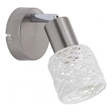 Briloner 2826-012 - Nástenné bodové svietidlo SPOT 1xE14/6W/230V matný chróm