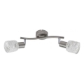 Briloner 2826-022 - Bodové svietidlo SPOT 2xE14/6W/230V matný chróm