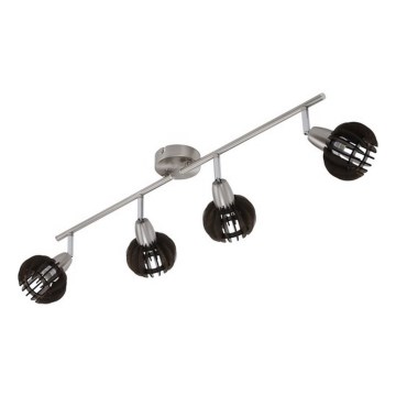 Briloner 2852-044 - Bodové svietidlo RETRO 4xE14/5,5W/230V