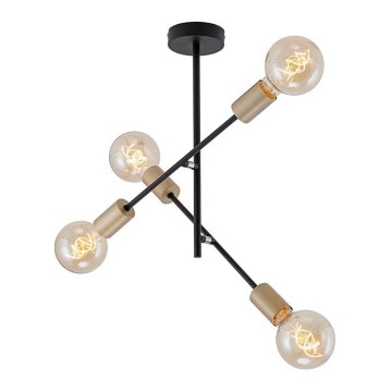 Briloner 2856-045 - Luster na tyči NATURE 4xE27/60W/230V
