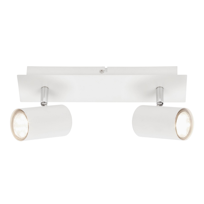Briloner 2857-026 - Bodové svietidlo SPOT 2xGU10/40W/230V biela