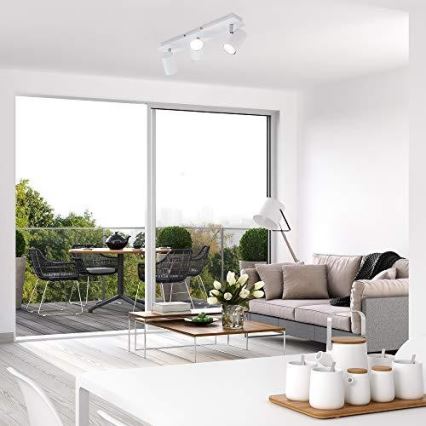 Briloner 2857-036 - Bodové svietidlo SPOT 3xGU10/40W/230V biela