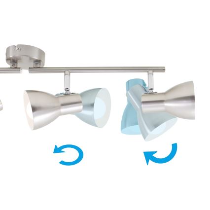 Briloner 2860-042 - Bodové svietidlo 4xE14/25W/230V