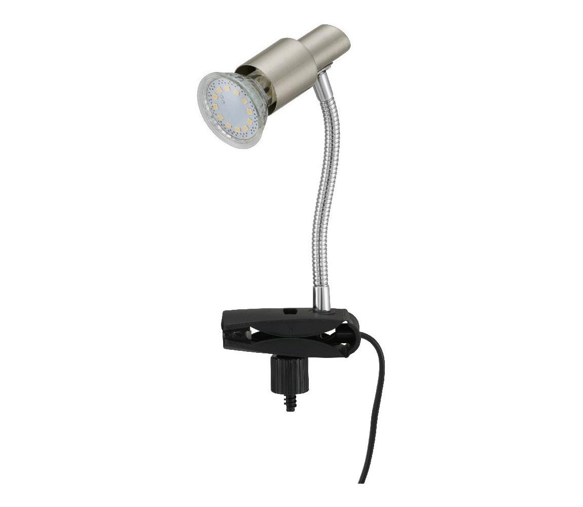 Briloner Briloner 2877-012P - LED Stolná lampa s klipom SIMPLE 1xGU10/3W/230V