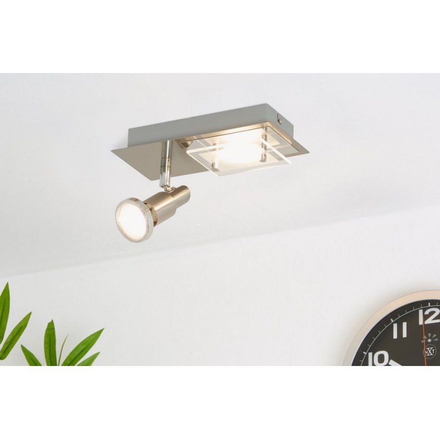Briloner 2879-022 - LED Stropné svietidlo COMBINATA 1xGU10/3W + LED/5W/230V