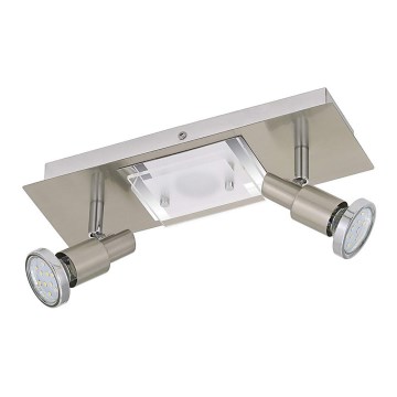 Briloner 2879-032 - LED Stropné svietidlo COMBINATA 2xGU10/3W + LED/5W/230V