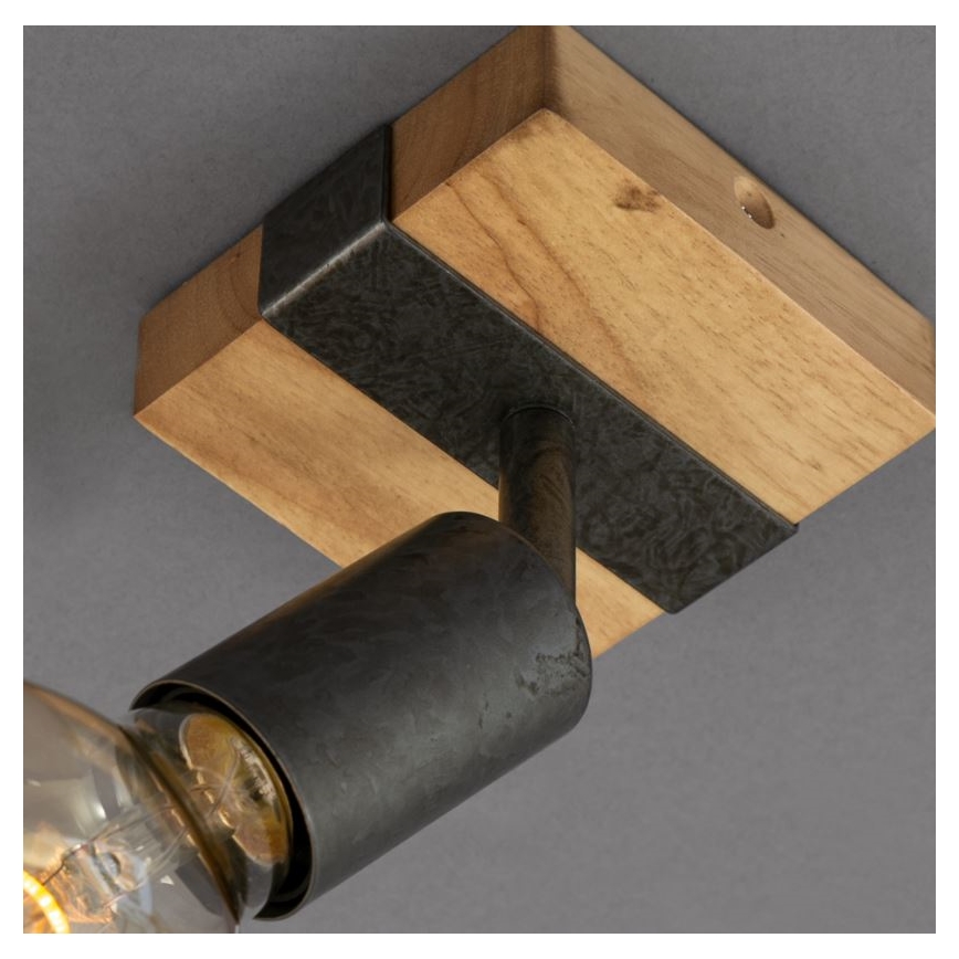 Briloner 2900-011 - Nástenné bodové svietidlo WOOD BASIC 1xE27/25W/230V