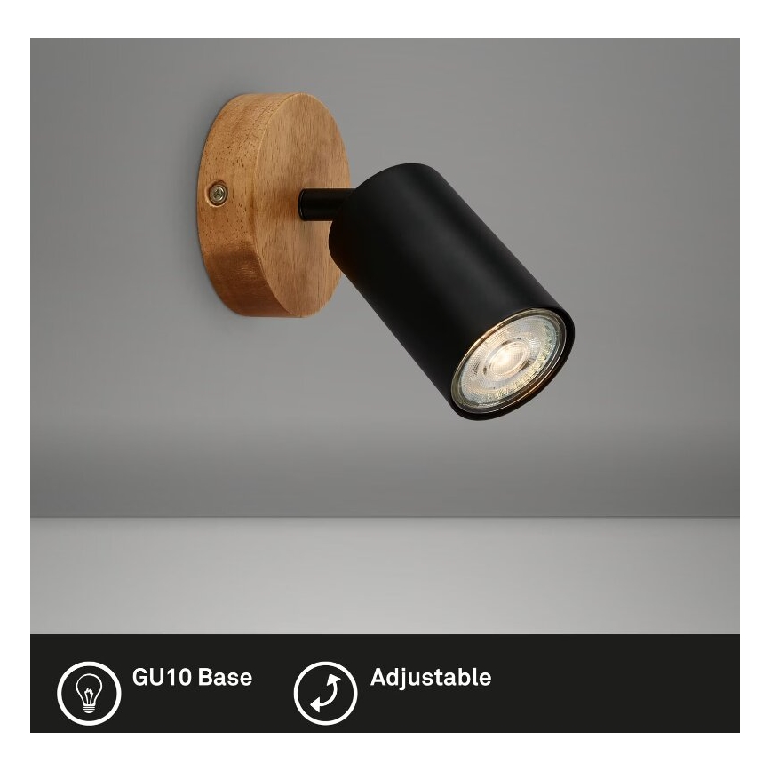 Briloner 2922-015 - Nástenné bodové svietidlo SPOT 1xGU10/9W/230V