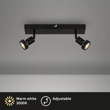 Briloner 2926-025 - LED bodové svietidlo 2xGU10/4,9W/230V