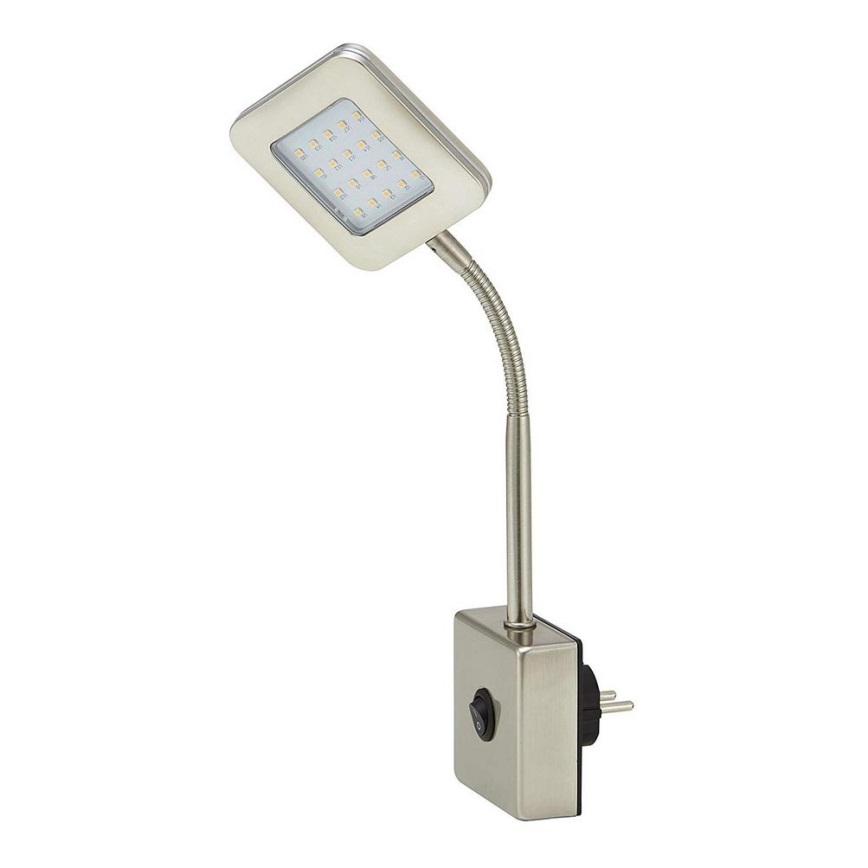 Briloner - 2957-012P - LED Nástenná lampa do zásuvky CLIP LED/4,5W/230V