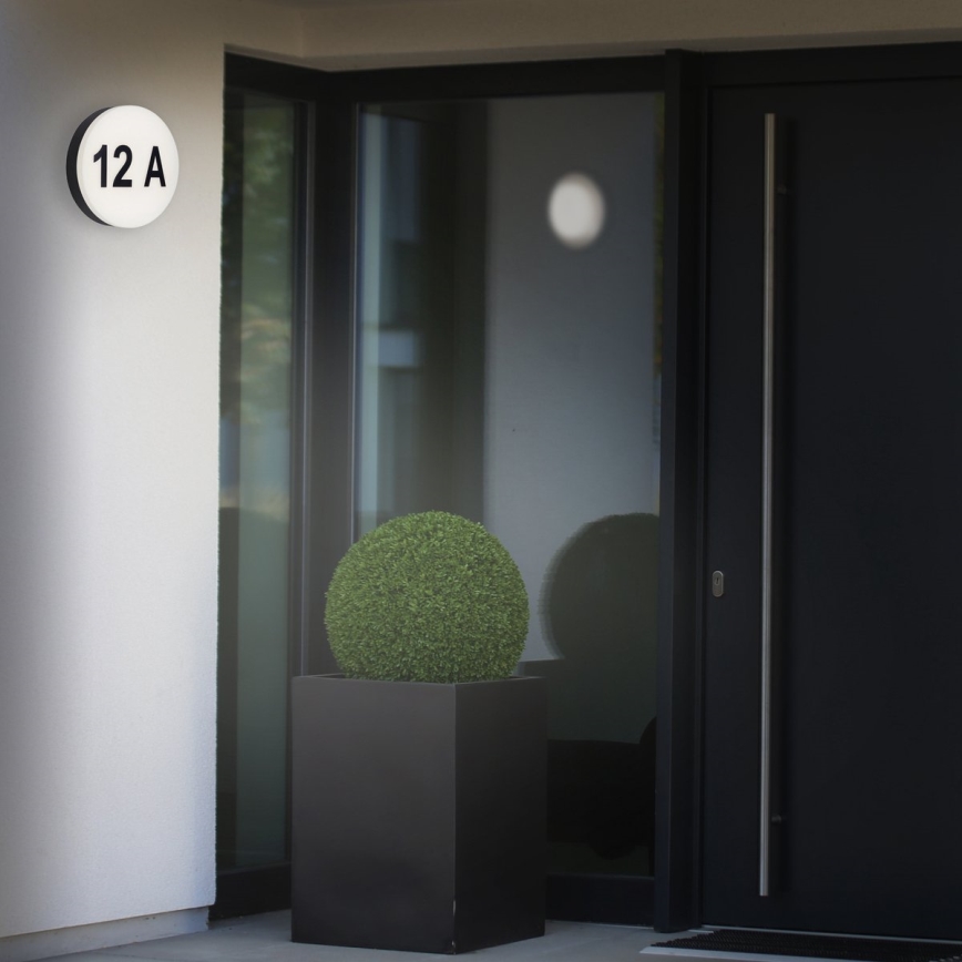 Briloner 3007-015 - LED Domové číslo RIO LED/12W/230V IP44