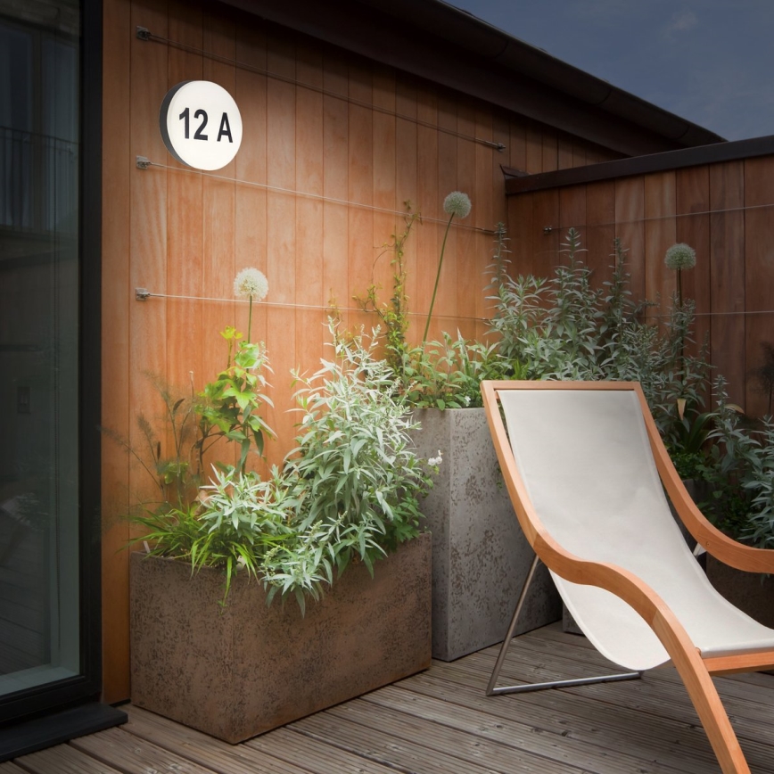 Briloner 3007-015 - LED Domové číslo RIO LED/12W/230V IP44