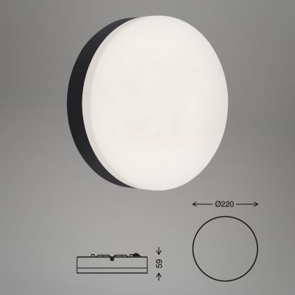 Briloner 3007-015 - LED Domové číslo RIO LED/12W/230V IP44
