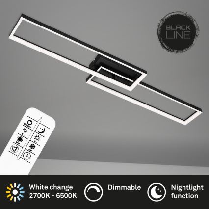 Briloner 3013-015 - LED Stmievateľný prisadený luster FRAME LED/40W/230V 2700-6500K + diaľkové ovládanie