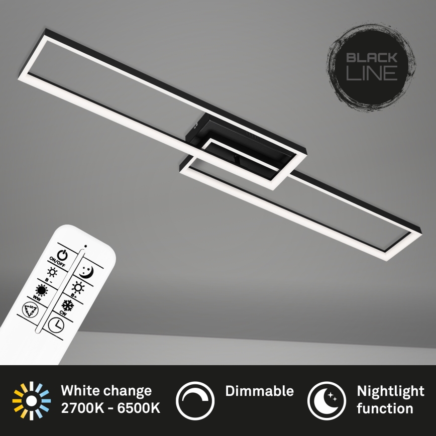 Briloner 3013-015 - LED Stmievateľný prisadený luster FRAME LED/40W/230V 2700-6500K + diaľkové ovládanie