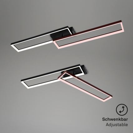 Briloner 3013-015 - LED Stmievateľný prisadený luster FRAME LED/40W/230V 2700-6500K + diaľkové ovládanie