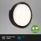 Briloner 3019-015 - LED Vonkajšie nástenné svietidlo GENUA LED/18W/230V IP44 čierna