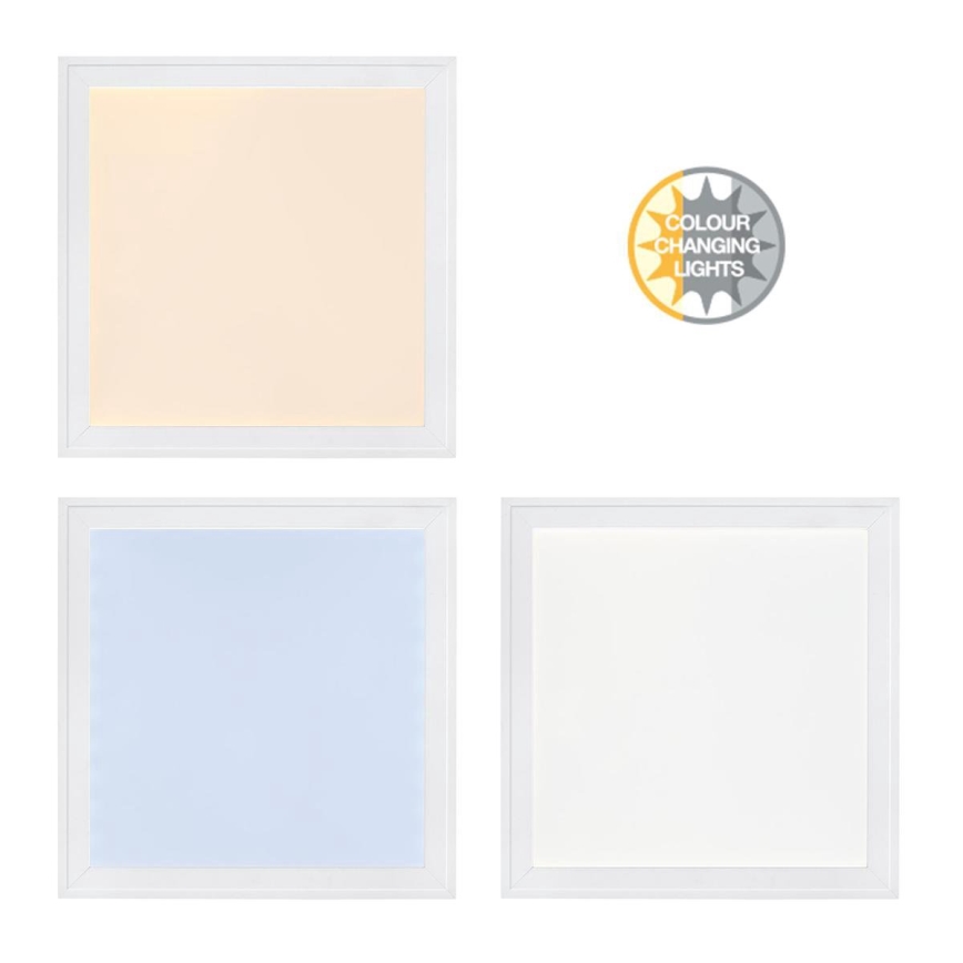 Briloner 3031-016 - LED RGBW Stmievateľné stropné svietidlo PIATTO LED/18W/230V 2700-6000K + diaľkové ovládanie