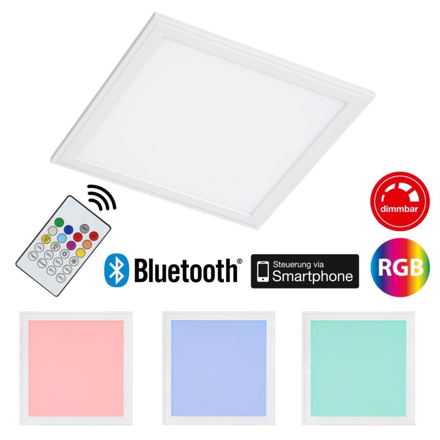 Briloner 3031-016 - LED RGBW Stmievateľné stropné svietidlo PIATTO LED/18W/230V 2700-6000K + diaľkové ovládanie