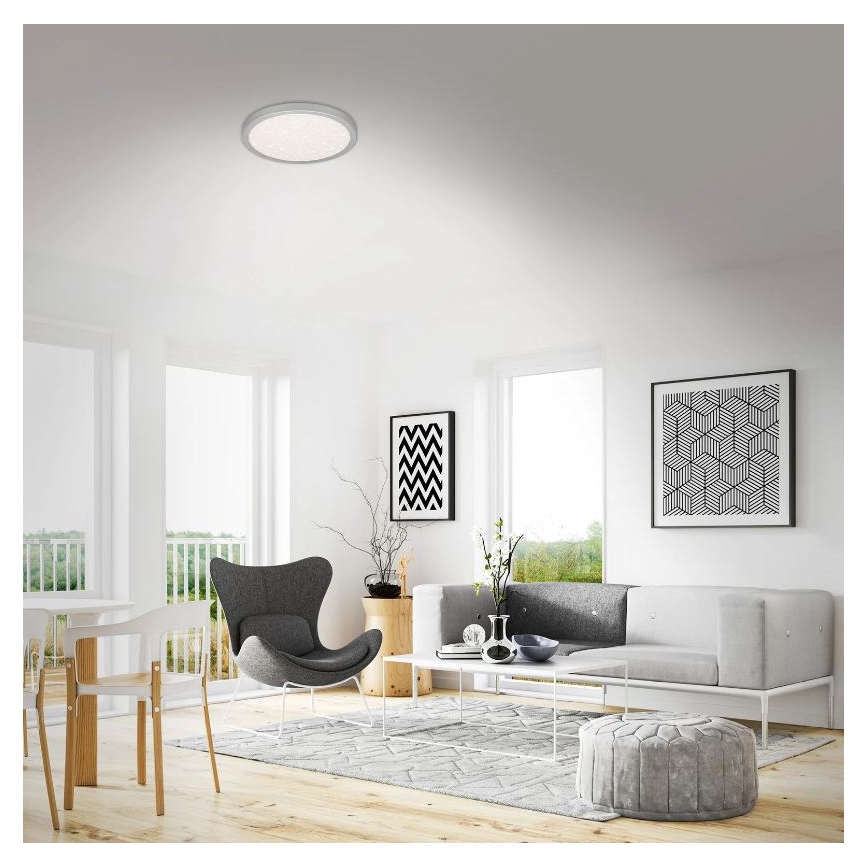 Briloner 3071-014 - LED Stropné svietidlo RUNA LED/24W/230V strieborná