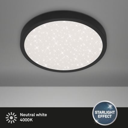 Briloner 3071-015 - LED Stropné svietidlo RUNA LED/24W/230V čierna