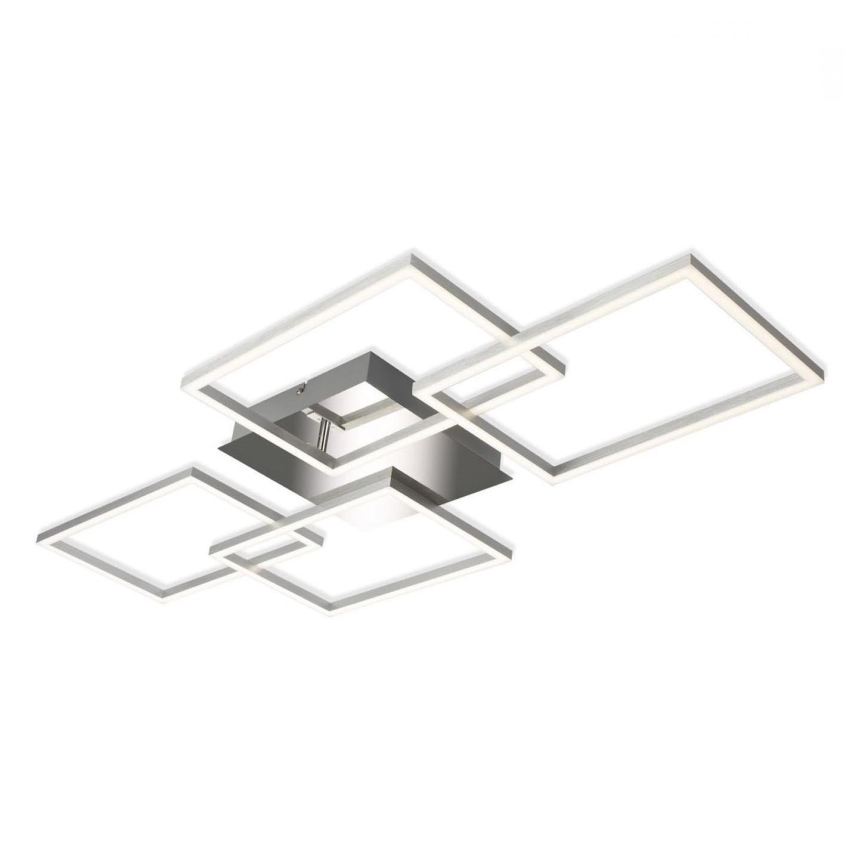 Briloner 3091-018 - LED Stmievateľné stropné svietidlo FRAME LED/30W/230V lesklý chróm