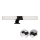 Briloner 3113-115 - LED Kúpeľňové osvetlenie zrkadla LED/12W/230V IP44 47 cm čierna