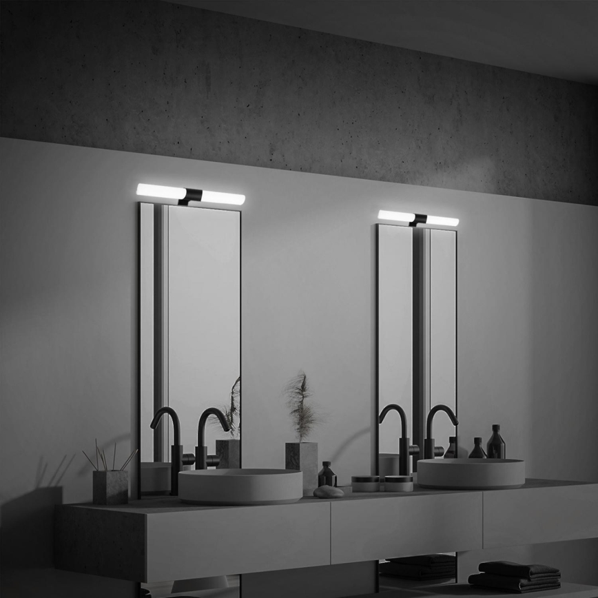 Briloner 3113-115 - LED Kúpeľňové osvetlenie zrkadla LED/12W/230V IP44 47 cm čierna